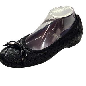 Robert Zur Basket Weave Flats Black